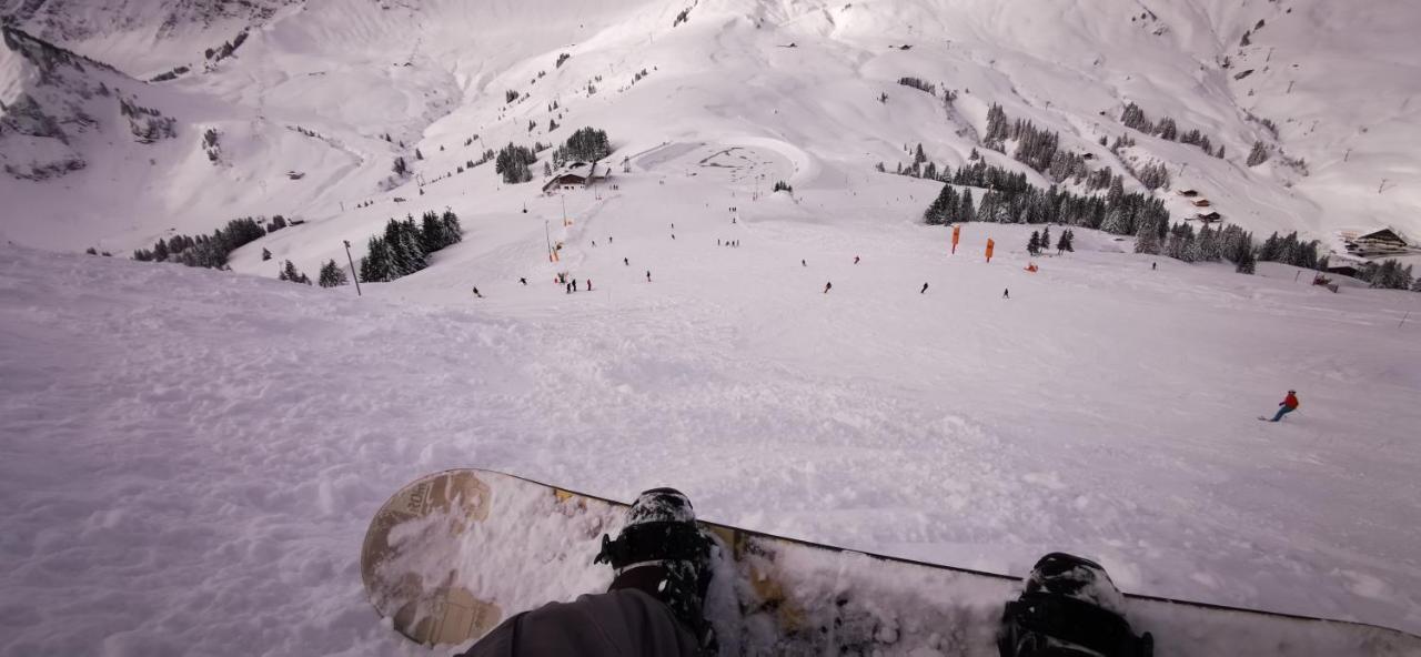 Hotel Refuge Du Chaudron Champéry Exterior foto